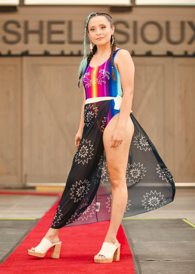 Shinin Star Style One-Piece Swimsuit